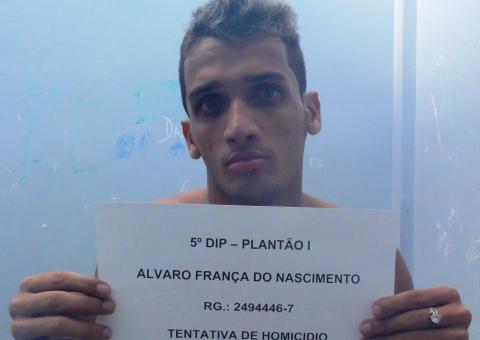 Homem é preso após tentativa de homicídio